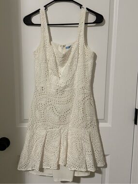 ANTONIO MELANI | Dresses | Antonio Melani Eliana Printed Linen Square Neck  Sleeveless Dress | Poshmark